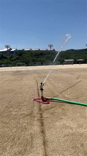散水のご様子