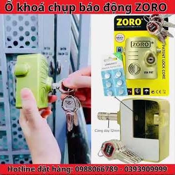 ZORO18 Alarm Padlock