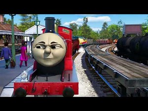 James: (MOCKINGLY) Express coming through!