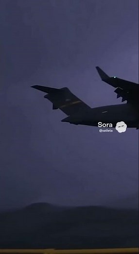 C-17 Slammed by Microburst Over the Ocean — Nearly Drops Into Destroyer 😳⚡