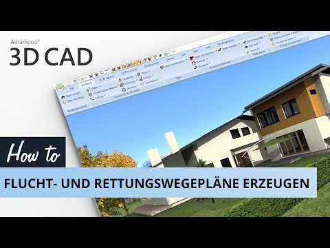 Ashampoo 3D CAD: Flucht- und Rettungswegepläne erzeugen