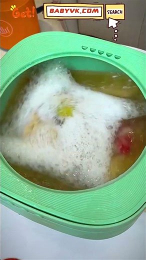 Need a solution for laundry in small spaces? Try the Small Folding Washing Machine!