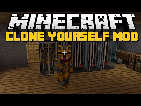 Minecraft: CLONE YOURSELF MOD (Teleport, Never Die & More) Mod Showcase