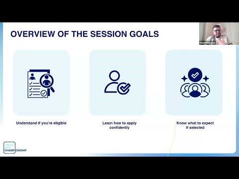 Masterclass for Tech Accelerator, High Potential Teams