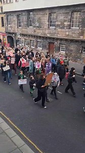 “What do we want?” "Safe streets!" Scenes from the UK Women’s March in Edinburgh on Saturday VIDEO: Colin Mearns | The Herald