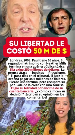 Paul McCartney, The Beatles Su libertad le costó 50 M de $