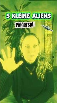 5 kleine Aliens Fingerspiel #kindergarten