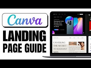 How to Create a Landing Page in Canva | Free & Easy Step-by-Step Tutorial for Beginners 2025