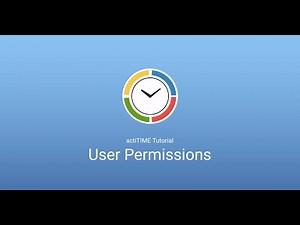 actiTIME Time Tracking Software: User Permissions