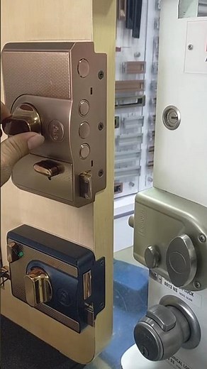 Yale Main door Lock 🔐🔒 How to install door 🚪 lock 🔒 #shortvideo