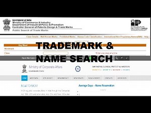 Check the company name availability with MCA and trademark search before incorporating a company.