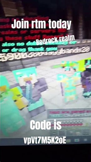 join rtm today bedrock 2025 October #minecraft #realms
