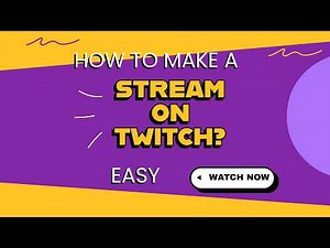 How to stream on twitch (very easy)