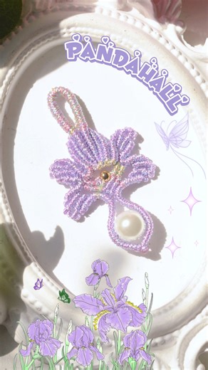 💜 A burst of purple and craftsmanship come together in this braided iris flower hanging decoration. The beautiful, detailed petals flow gracefully, adding a pop of color and charm to your space. View more>> https://shorten.tv/oL8M6 【PandaHall】PandaHall Gift Cards Now Available. Celebrate Any Occasion, Thoughtful & Easy! Send your gift >> https://goo.su/XpQt9 #Pandahall #purplei #irisflower #BraidedArt #macramedecor #macrametutorial #flowerdesign #flowerpendant | PandaHall