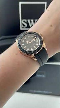 Rolex Yachtmaster 37 18K Rose Gold Oysterflex Watch 268655 Review | SwissWatchExpo