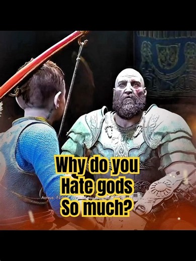 The reason why Kratos hates gods so much #godofwar #kratos #gaming #shortsfeed #playstation