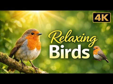 Wild Birds in Their Natural Habitat 🐦 | Relaxing Nature Sounds 4K 🌿