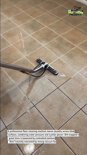 Satisfying Tile Cleaning Process | Deep Floor Extraction Technology