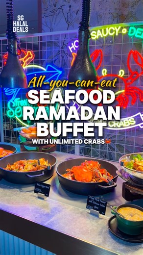 SG Halal Deals on Instagram: "Are you looking for halal Ramadan buffet in Bugis? Check out @gingersingapore at @parkroyalbeachroad featuring more than 50 diverse cuisine from Asian to Western, live stations, seafood on ice, and many more - with complimentary dates available throughout Ramadan and prayer rooms available. ‼️Quote “SG Halal Deals” to enjoy Dine 6-FOR-4(pay only for 4pax)! Valid until 31 March (Excl. 16-18 Feb)‼️ Some of their signature items: 🔥 Premium Selections: Singapore