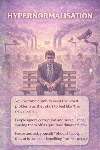Hypernormalisation #shorts #psychology #selfawareness