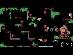 Game & Watch: Donkey Kong Jr. (Panorama Screen) [Handheld Longplay] (1983) Nintendo