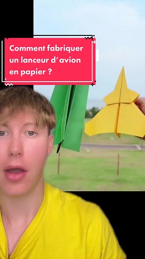 Comment fabriquer un lanceur d'avion en papier ?