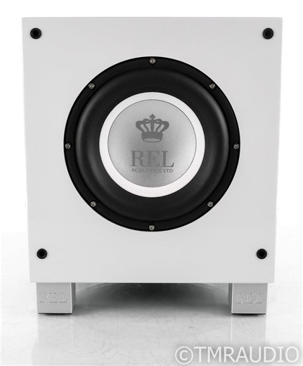 REL T/7i 8" Powered Subwoofer; T7i; Gloss White