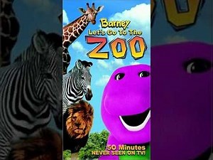 Opening to Barney Lets Go To The Zoo 2001 VHS