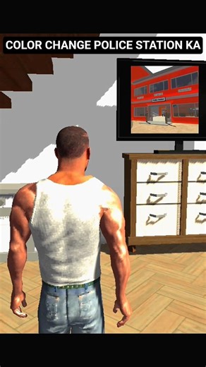 Police station color change cheat code 🤯 In Indian Bike Driving 3d story 🤩 #shorts @YdexGamerz