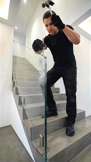 Epoxy Resin Staircase Transformation with LED Glow ✨