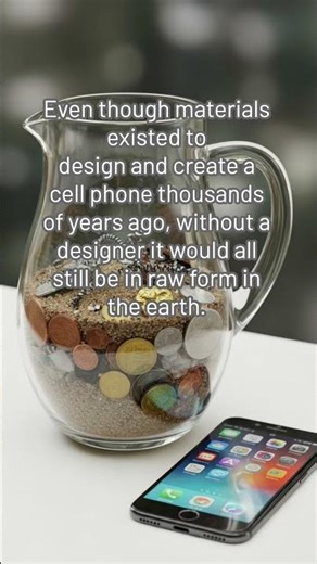 Raw Materials = Cell Phone #creation #designer #fabrication#engineering #building #chemistry #cell