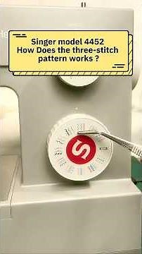 Singer model 4452 stitch settings explained for beginners. #sewing #ussewtips #sewingmachine