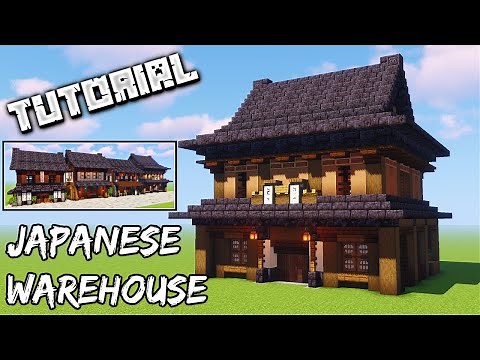 How To Build A Japanese Warehouse | Minecraft Tutorial