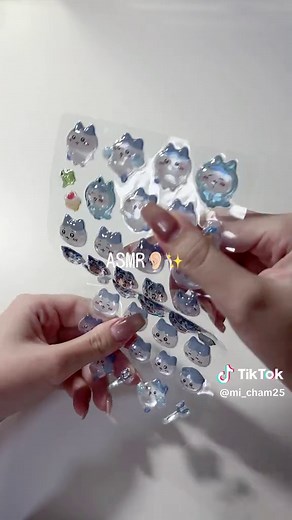 透明シール帳作りとちいかわボンボンドロップシール