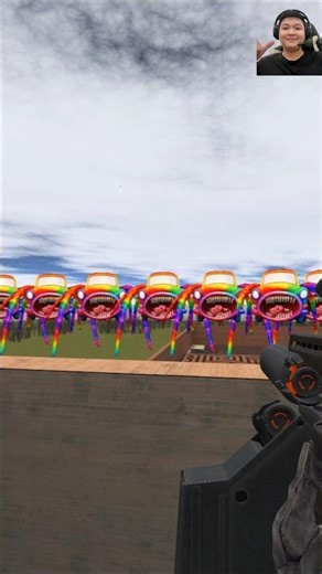 Baldi vs Crazy Frog Car Eater Catnap Crabtanic in Maze GMod