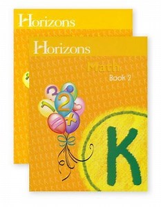 Horizons Math Kindergarten Student Books 1 & 2