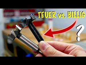 GÜNSTIG VS. BILLIG Forstnerbohrer im TEST - 5min Update MrHandwerk