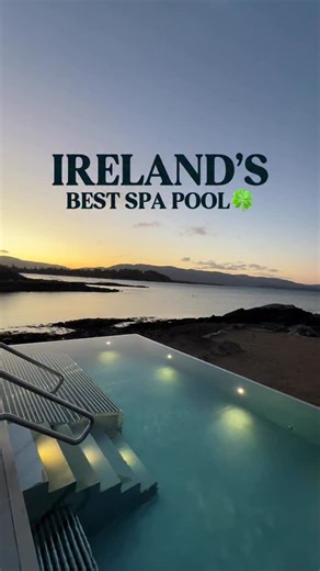 A pool of dreams in the Kingdom of Kerry 🍀 📍Infinity Pool @ Spa in @parknasillaresort County Kerry This is definitely a location to add to your bucketlist if you want an escape #ireland #irish #irelandtravel | Explore With Criostoir