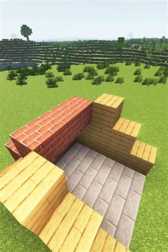 Minecraft Bricks House #minecraft #tutorial