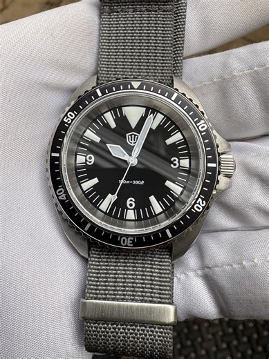 Watchdives WD1980 38mm Military Diver VH31 Mecaquartz