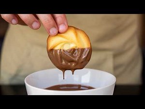 The Best Chocolate-Dipped Viennese Butter Cookies | Easy 3-Step Recipe | Perfect Swirls | Subtitles