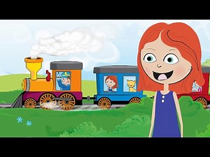 The train for children - Song "Down by the Station" - Fun and Educational Kids Music!