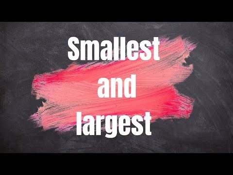 forming the smallest and largest 4 digit numbers
