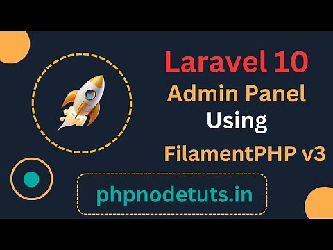⚡Create Laravel Admin Panel using filament php | How to install filament php| filament php Tutorial