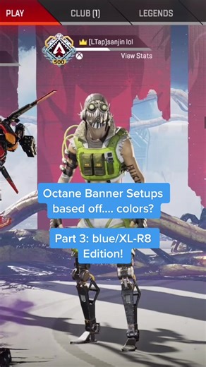 Octane Banner Setups - Blue XL-R8 Edition