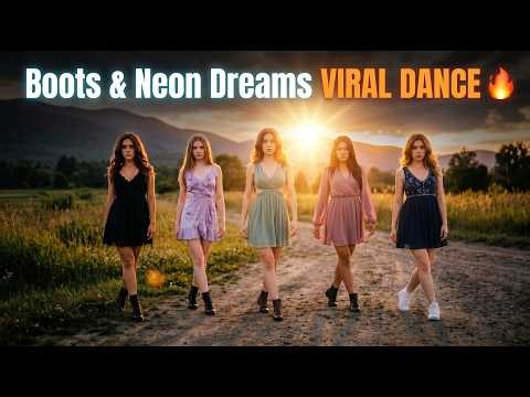 Boots & Neon Dreams 🤠✨ | Country Pop x K-Pop Dance 💃🔥 | Viral Music Video 2026