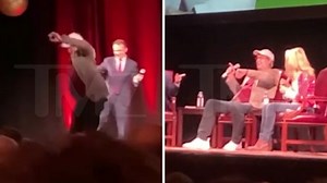 Chevy Chase Falls Off Stage At 'Christmas Vacation' Movie Q&A