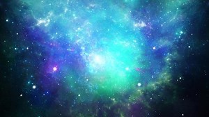 4K Seamless loop galaxy exploration through outer space towards glowing milky way galaxy Animation. Flying Through glowing nebulae, clouds and stars Dust particles field in deep space. black holes