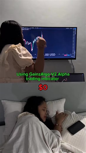 We always use GainzAlgo V2 Alpha indicator 📈 #crypto #stocks #forex #tradingview