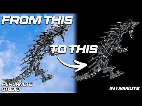 HOW TO: BLACK BACKGROUND BLENDER QUICK TUTORIAL / How to Blender #1 / PERSANCTE STUDIO